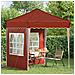 Tenda per feste a pop-up 195 x 195 x 245 cm Terracotta - Foto miniatura 3