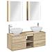 Set di mobili per il bagno 5 pcs Rovere Sonoma - Foto miniatura 1