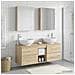 Set di mobili per il bagno 5 pcs Rovere Sonoma - Foto miniatura 2