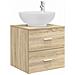 Set di mobili per il bagno 5 pcs Rovere Sonoma - Foto miniatura 5