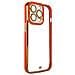 Iphone 12 Pro Custodia Alla Moda Con Cornice Dorata E Cover Gialla, Rossa - Foto miniatura 1