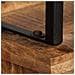 Credenza Con Ripiani In Legno Massello Di Mango 65x30x180 Cm - Foto miniatura 4