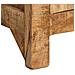 Credenza Con Ripiani In Legno Massello Di Mango 65x30x180 Cm - Foto miniatura 7
