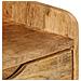 Comodino In Legno Massello Di Mango 40x30x59,5 Cm - Foto miniatura 5