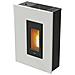 Stufa a Pellet Pegaso Madison Potenza Termica 4.9 kW Colore Bianco - Foto miniatura 1