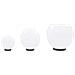 Set Lampade A Led Sferiche 3 Pz In Pmma 20/30/40cm - Foto miniatura 4