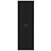 Armadio per Ufficio Nero 60x32x190 cm in Legno Multistrato - Foto miniatura 7