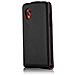 Custodia Compatibile Con Lg Nexus 5 In Nero Carbone - Coperchio Protettivo In Design Flip Realizzato In Finta Pelle Liscia - Foto miniatura 2