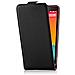 Custodia Compatibile Con Lg Nexus 5 In Nero Carbone - Coperchio Protettivo In Design Flip Realizzato In Finta Pelle Liscia - Foto miniatura 3