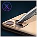 Lente Fotocamera Finta Iphone 11 Pro Oro Lente Adesiva - Foto miniatura 3