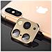 Lente Fotocamera Finta Iphone 11 Pro Oro Lente Adesiva - Foto miniatura 7