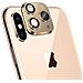Lente Fotocamera Finta Iphone 11 Pro Oro Lente Adesiva - Foto miniatura 9