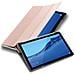 Custodia Per Tablet Compatibile Con Huawei Mediapad T5 10 (10.1"" Zoll) In Oro Rosa Pastello - Coperchio Protettiva Ultra Sottile Senza Funzione Auto Wake Up E Stand - Foto miniatura 1