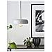 Caen Ceiling Lamp By - Grey Metal And Brushed Brass - Textile Cord - Foto miniatura 1