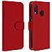 Custodia Galaxy A20e Portacarte Funzione Supporto Cover Silicone - Rosso - Foto miniatura 1