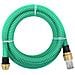 Tubo di Aspirazione con Connettori in Ottone 20 m 25 mm Verde - Foto miniatura 1