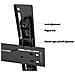 M VESA Wallmount Super Slim Tilt 400 MAX 55" Nero - Foto miniatura 17