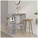 Tavolo Bar con Ripiano Grigio Sonoma 100x50x101,5 cm - Foto miniatura 1