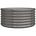 Vaso da Giardino Acciaio Verniciato a Polvere 80x80x36cm Grigio - Foto miniatura 1