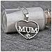 Collana Con Cuore Della Mamma In Lega Di Zinco/argento Con Strass - Foto miniatura 8