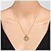 Collana Con Cuore Della Mamma In Lega Di Zinco/argento Con Strass - Foto miniatura 5
