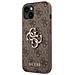 Pu 4g Metal Logo Case Fr Apple Iphone 14 Max - Brown (guhcp14m4gmgbr) - Foto miniatura 1