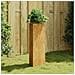 Fioriera Da Giardino 30x26x75 Cm In Acciaio Corten - Foto miniatura 4