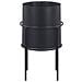 Vaso Per Piante Rialzato Milea Metallo 16 Cm Nero - Foto miniatura 4