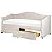 Letto Da Giorno Con Contenitore Tessuto Beige Chiaro 90 X 200 Cm Vittel - Foto miniatura 2