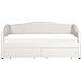 Letto Da Giorno Con Contenitore Tessuto Beige Chiaro 90 X 200 Cm Vittel - Foto miniatura 6