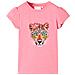 Maglietta Da Bambina Rosa Neon 116 - Foto miniatura 1