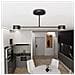 Lampada A Sospensione Motif - Nero, Beige - Acciaio Verniciato A Polvere - 82x100x70 Cm - Foto miniatura 4