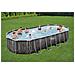 Piscina Fuori Terra Ovale Power Steel 732x366x122 Cm Bestway 5611t - Foto miniatura 6