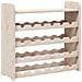 Portavini Pannello Superiore 67,5x25x60 Cm Legno Massello Pino - Foto miniatura 2
