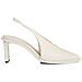 Heel Slingback Pump 70 High Scarpe Con Tacco Pelle Scarpe Donna Beige Eu 40, Hw0hw02059 Acg - Foto miniatura 2