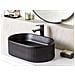 Lavabo Bagno Ceramica Nero 49 X 31 Cm Geldo - Foto miniatura 1