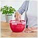 Clip & Micro Contenitore Rotondo Microonde, Rosso, 1,1 L - Foto miniatura 7