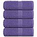 Asciugamani Per Sapone 4 Pz Viola 30x30cm 360g/m 100% Cotone - Foto miniatura 1