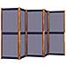 Divisorio A 5 Pannelli Blu Scuro 350x180 Cm - Foto miniatura 3