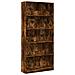 Libreria Rovere Fumo 80x24x176 Cm In Legno Multistrato - Foto miniatura 2
