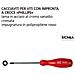 Oreca-cacciavite Per Viti Con Impronta A Croce ""phillips""gr1 4.5x80 In Acciaio Cromo Vanadio - Foto miniatura 1