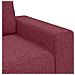 Set di Divani 2 pz con Cuscini Rosso Vino in Tessuto - Foto miniatura 8