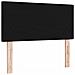 Testiera  Button Tufted Nera 90 cm in Velluto - Foto miniatura 6