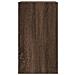 Scarpiera Rovere Marrone 60x34x63,5 cm in Legno Multistrato - Foto miniatura 6