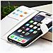 Custodia A Portafoglio Per Iphone 14 Pro Max Con Supporto E Linguetta Magnetica, Bianco - Foto miniatura 5