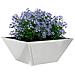 Vaso a Ciotola da Giardino Argento 35 x 35 x 15 cm - Foto miniatura 3