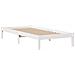 Letto Libreria senza Materasso Bianca 90x200 cm Legno di Pino - Foto miniatura 5