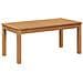 Set Divano da Giardino 2 pcs Naturale Legno massello di teak - Foto miniatura 6