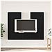 Set mobile TV 6 pcs Rovere nero 80 x 30 x 30 cm - Foto miniatura 2