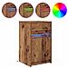 Armadio da Letto LED 2 pcs Legno vecchio 38 x 34 x 61 cm - Foto miniatura 4
